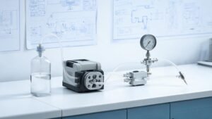Engineered OEM fluid path system with peristaltic pump, tubing, and instrumentation