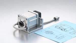 Custom OEM peristaltic pump with modified housing and custom mounting brackets