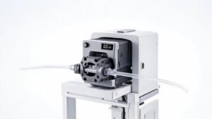 OEM peristaltic pump integrated into laboratory automation system